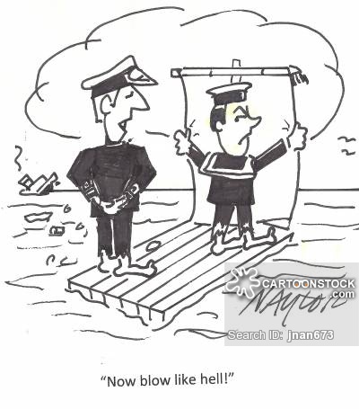 'Now blow like hell!'